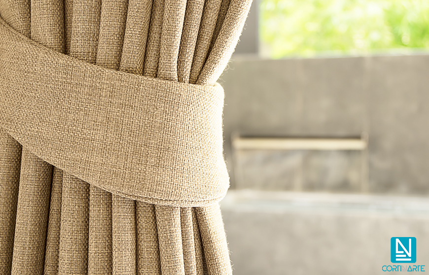 CORTINAS DECORATIVAS TEJIDO ALPACA COLECCIÓN ZEUS