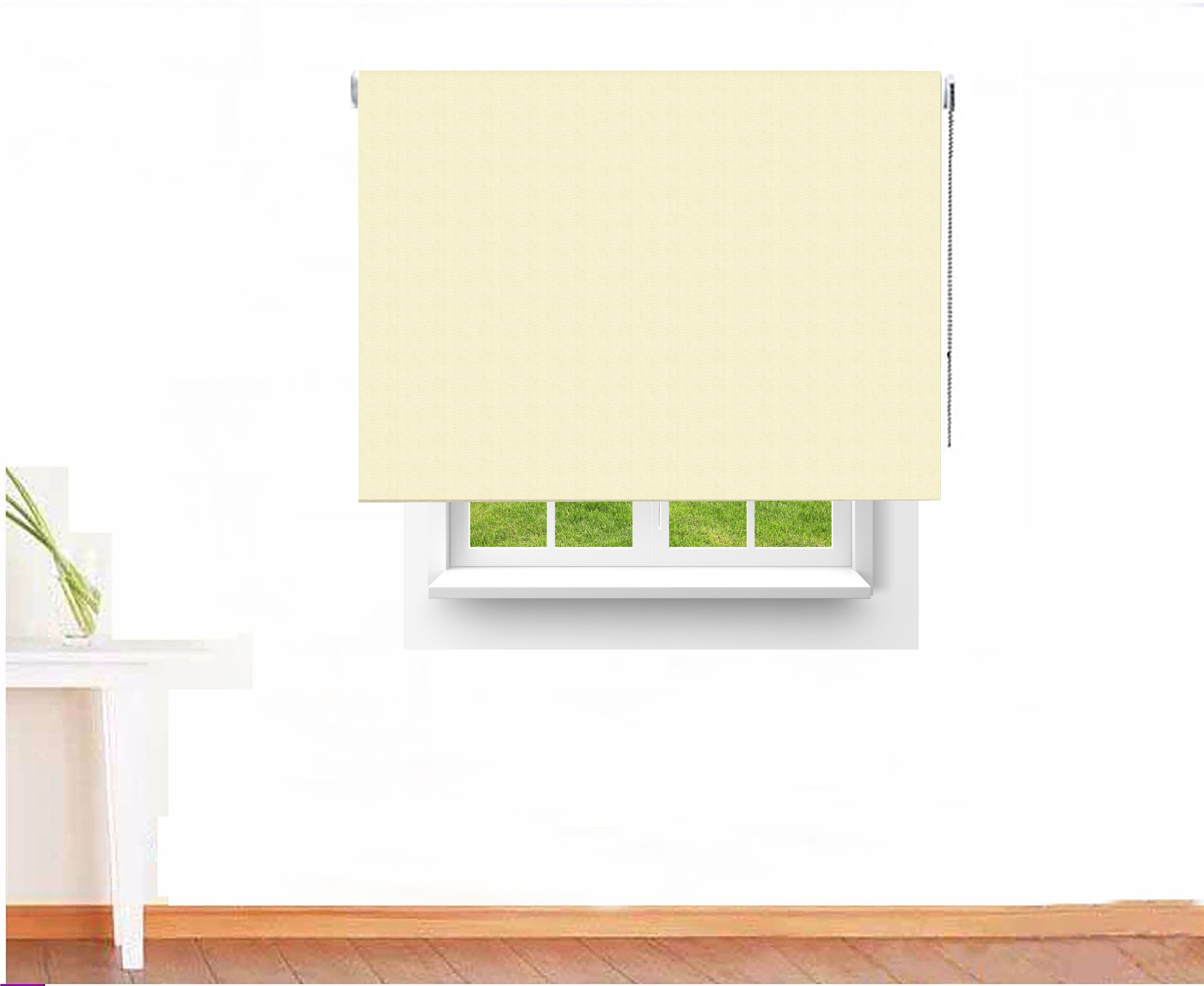 ESTOR ENROLLABLE OPACO SATURNO BLACK OUT COLOR BEIGE