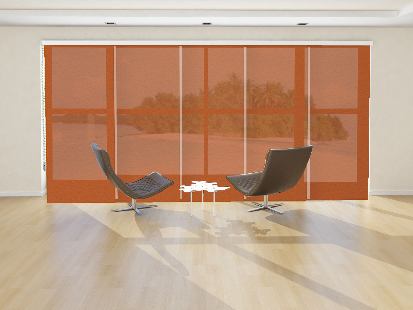 PANEL JAPONÉS VISILLO OSIRIS LINO NARANJA ZANAHORIA