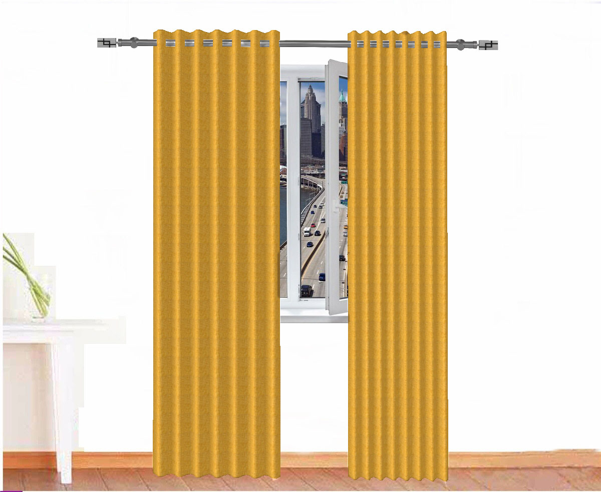 CORTINA OPACA APOLO IGNÍGUGO COLOR NARANJA ORO