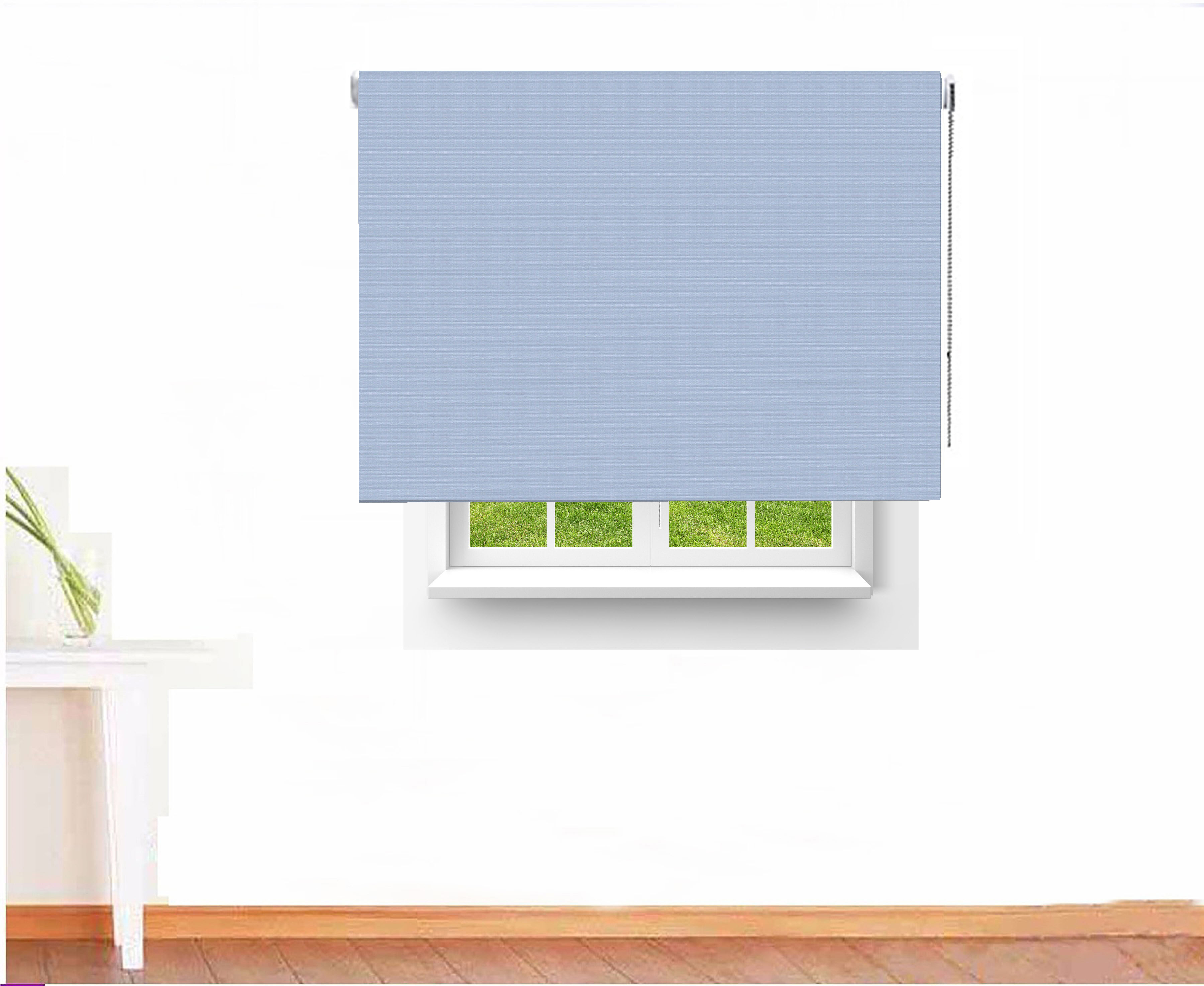 ESTOR ENROLLABLE OPACO C BLACK OUT COLOR AZUL