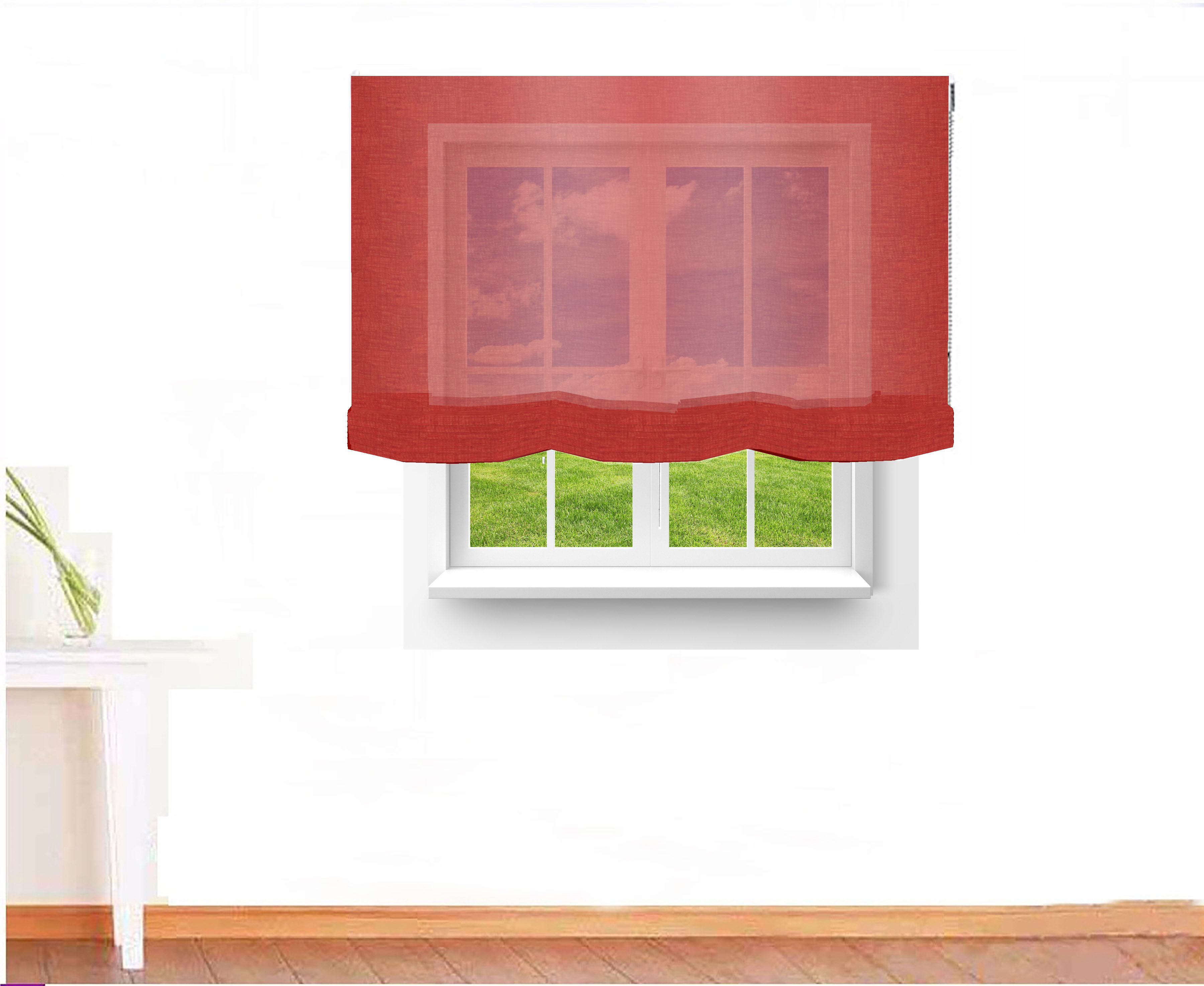 ESTOR PAQUETO VISILLO ISIS LINO ROJO HIBISCO