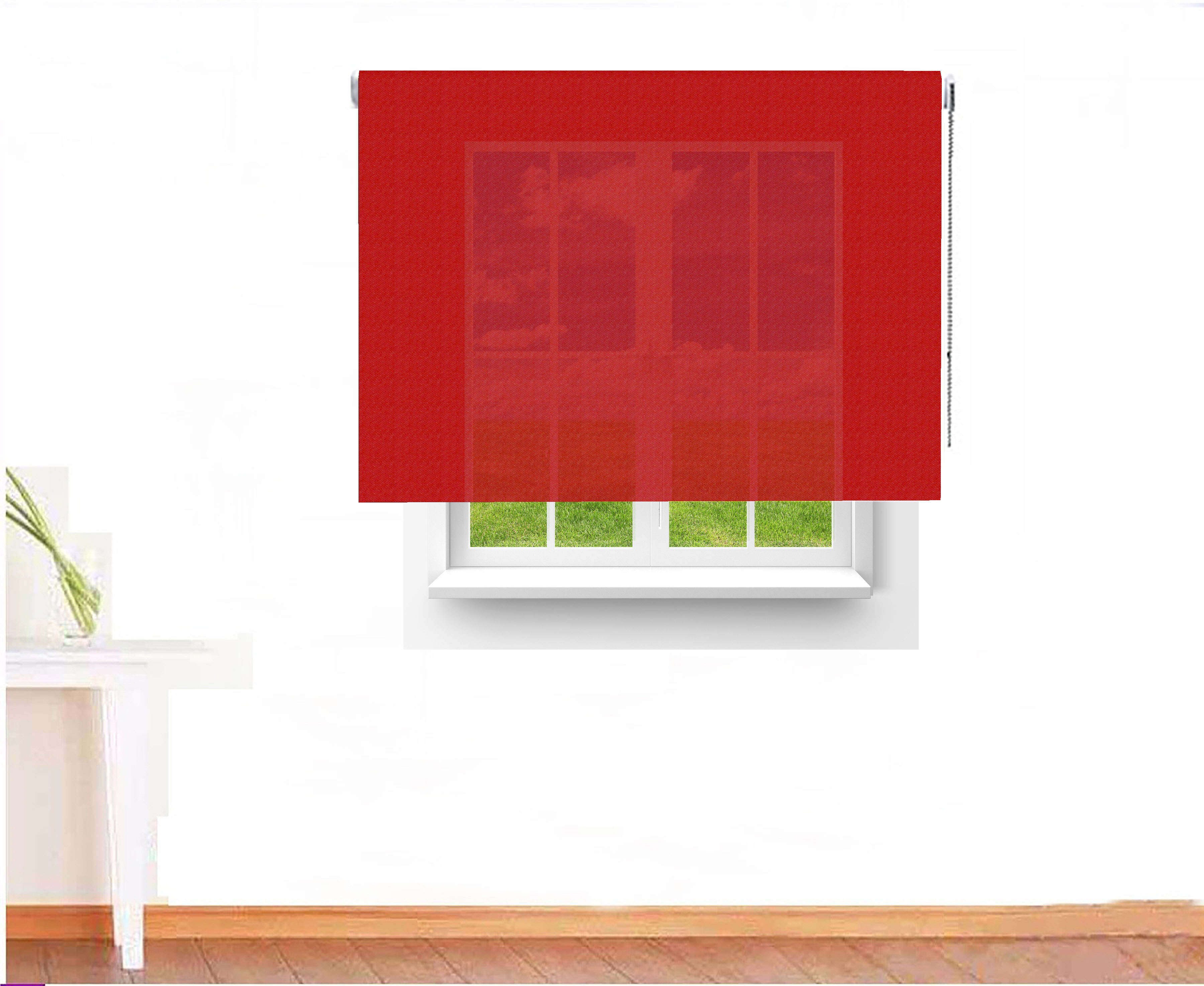 ESTOR ENROLLABLE SCREEN 6000 IGNÍFUGO COLOR ROJO FERRARI