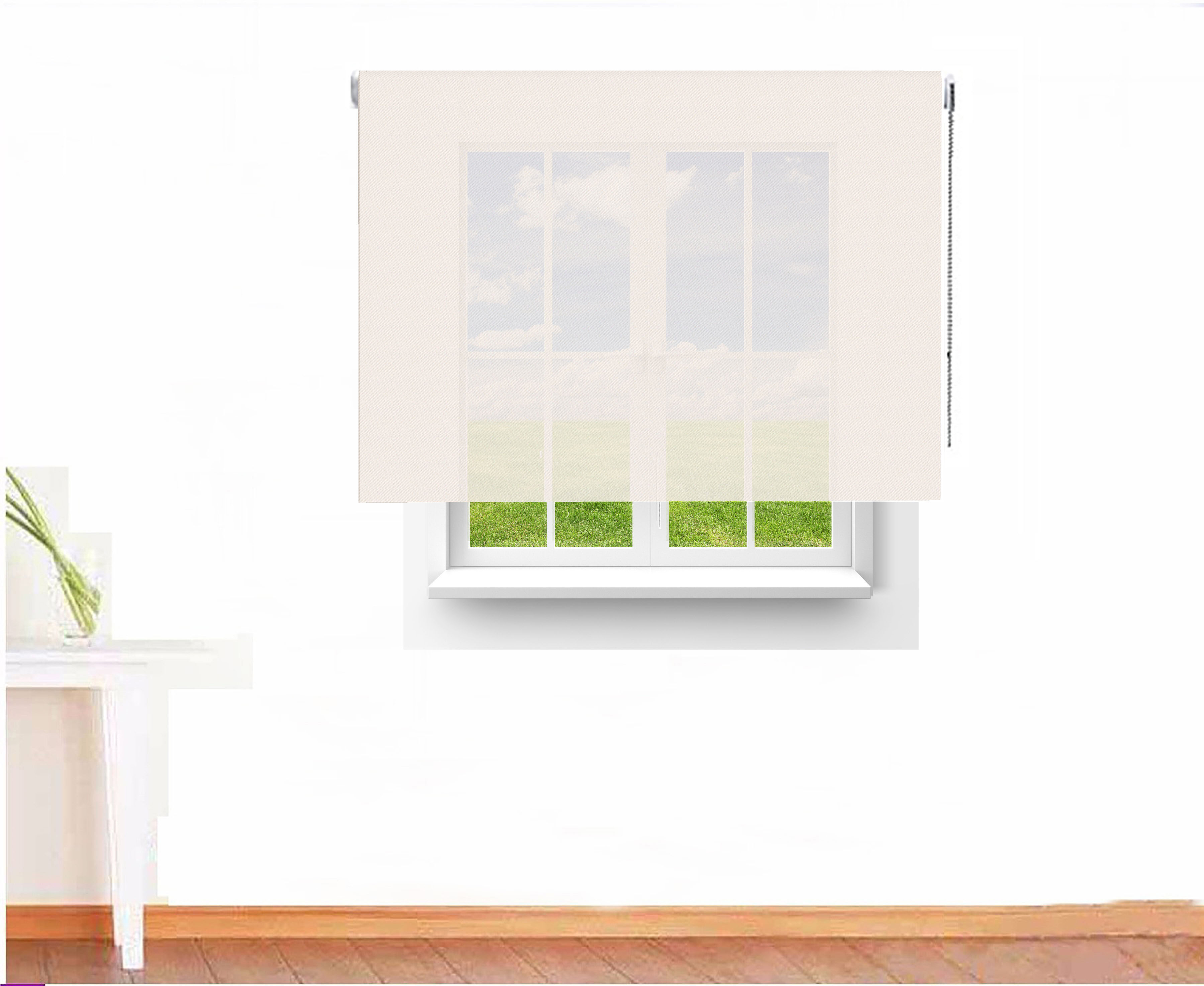 ESTOR ENROLLABLE SCREEN 6000 IGNÍFUGO COLOR BLANCO LINO