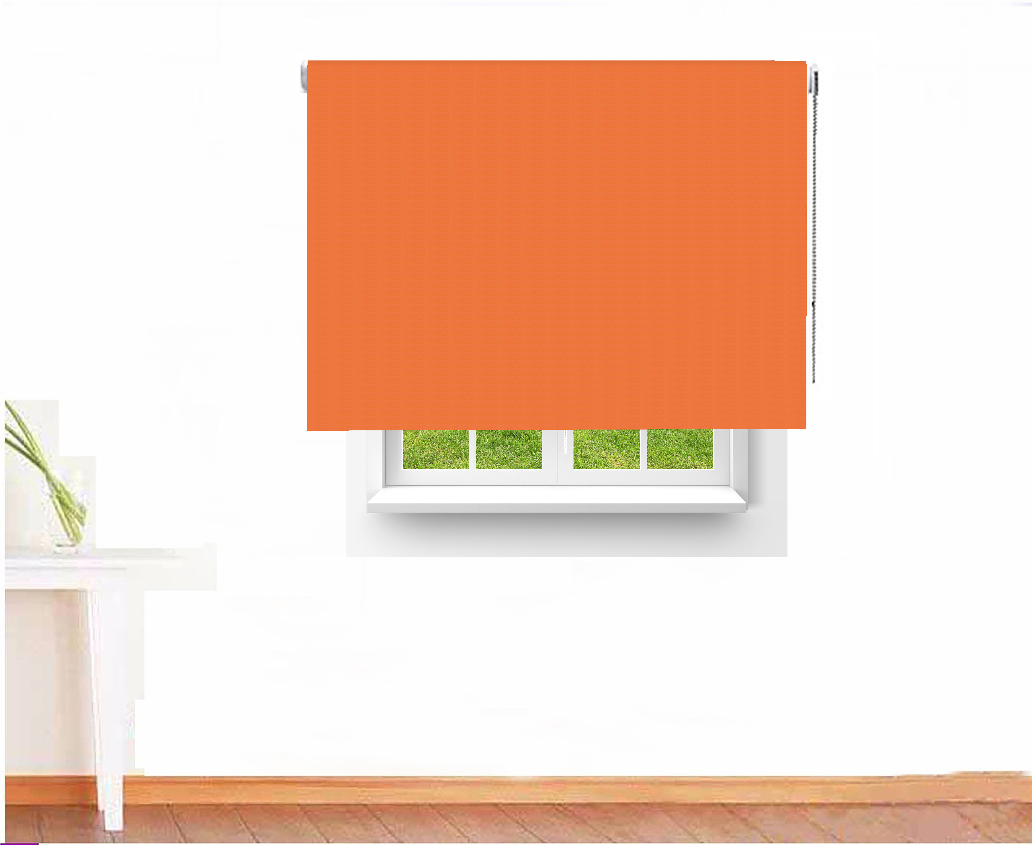 ESTOR ENROLLABLE OPACO ARTEMISA COLOR NARANJA