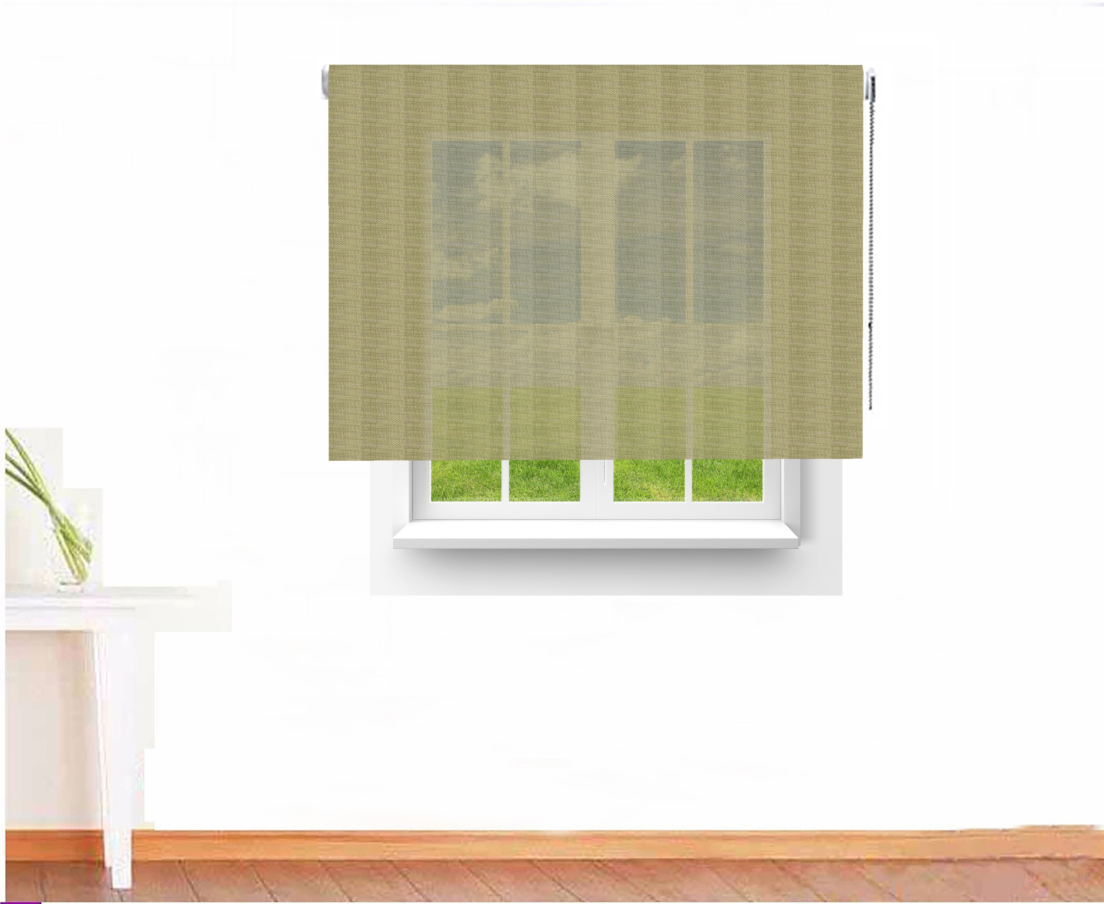 ESTOR ENROLLABLE SCREEN ATENEA IGNÍFUGO COLOR ORO-COBRE