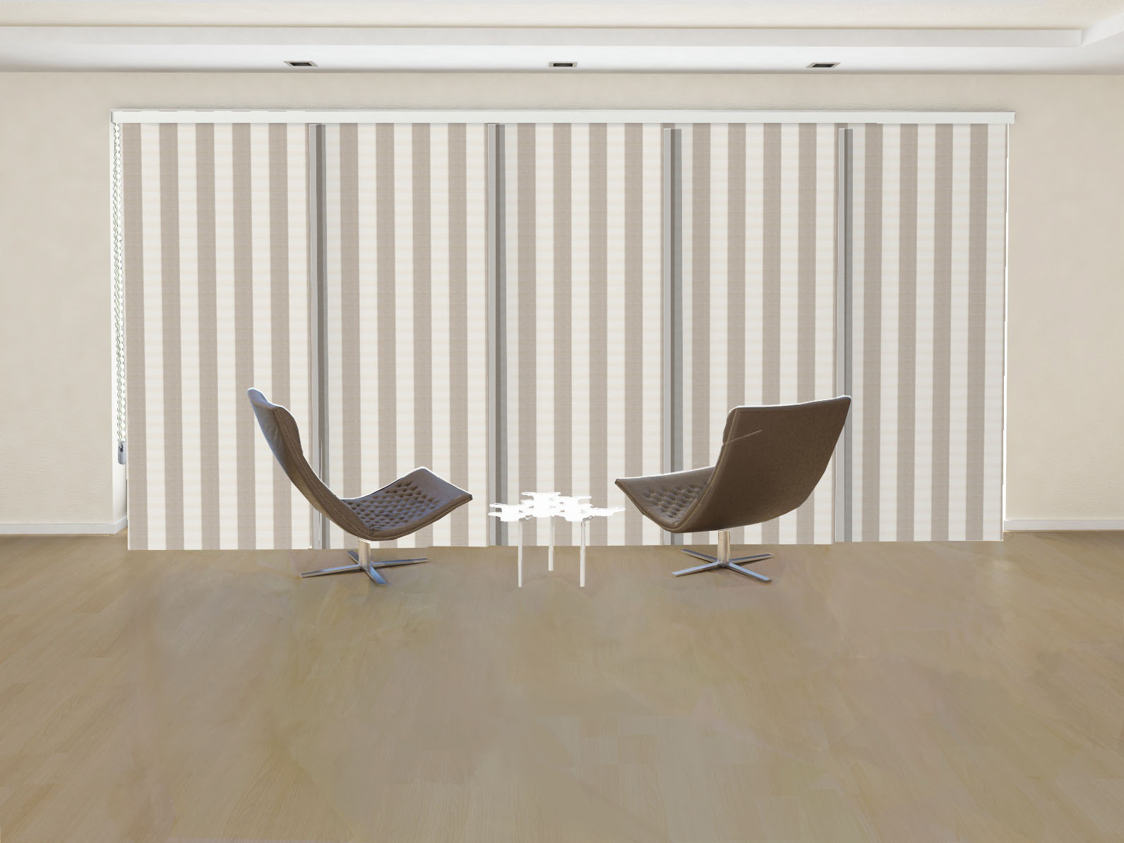 PANÉL JAPONÉS DECORATIVO THOR COLOR BEIGE BLANCO
