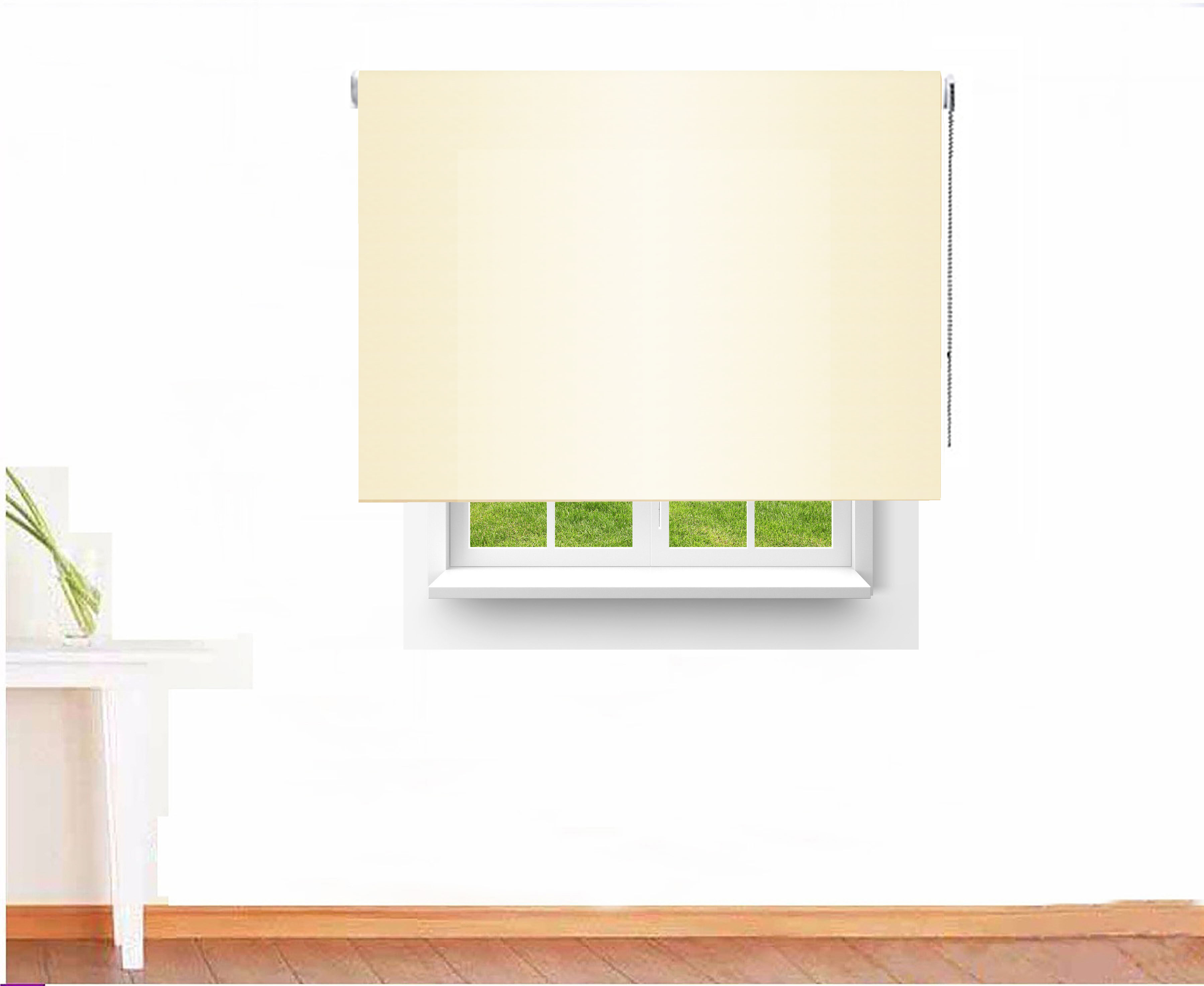 ESTOR ENROLLABLE TRASLÈCIDO AFRODITA COLOR BEIGE