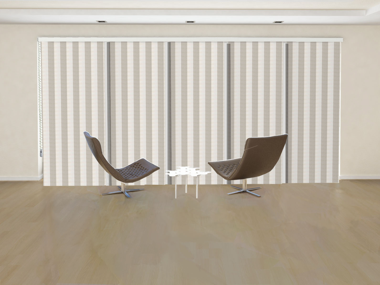 PANÉL JAPONÉS DECORATIVO THOR COLOR BLANCO ROTO OCRE CLARO