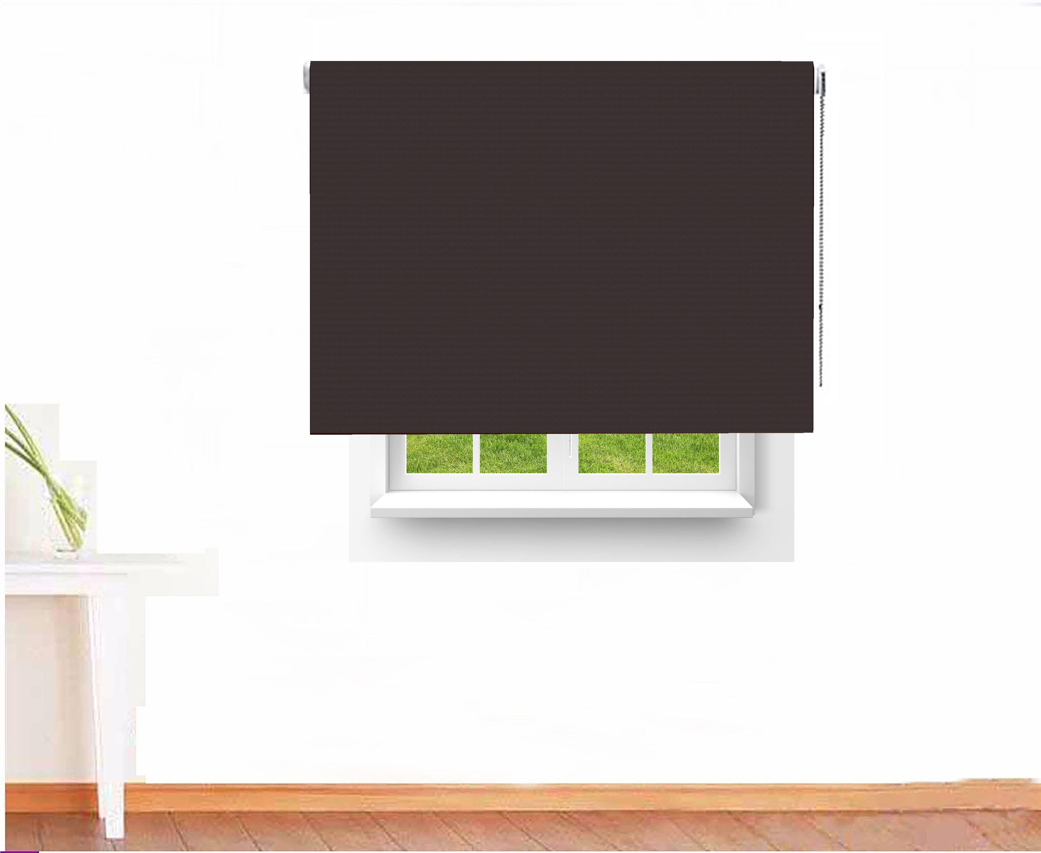 ESTOR ENROLLABLE OPACO ARTEMISA COLOR CHOCOLATE