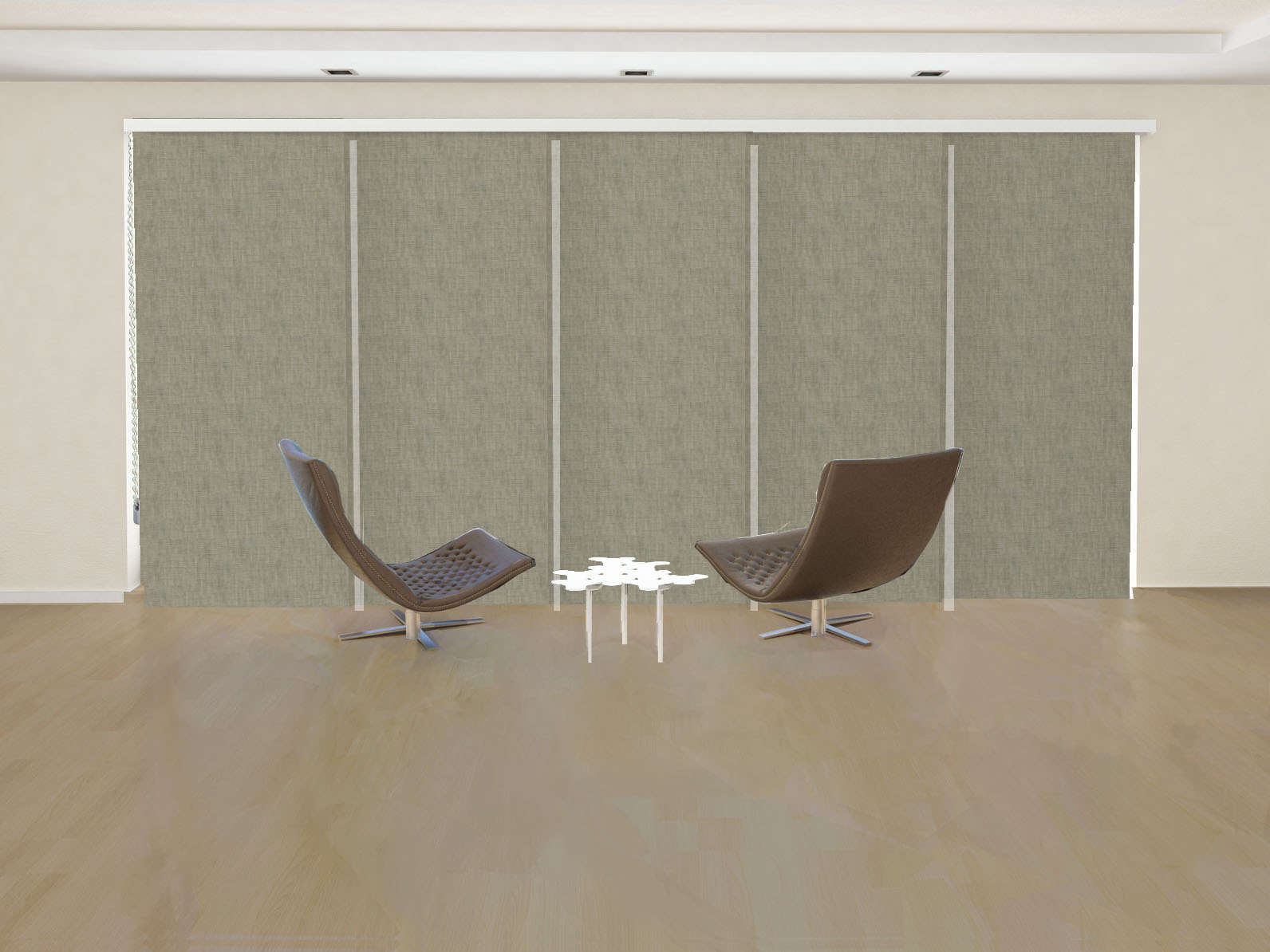 PANEL JAPONÉS OPACO SATURNO BLACK OUT COLOR GRIS