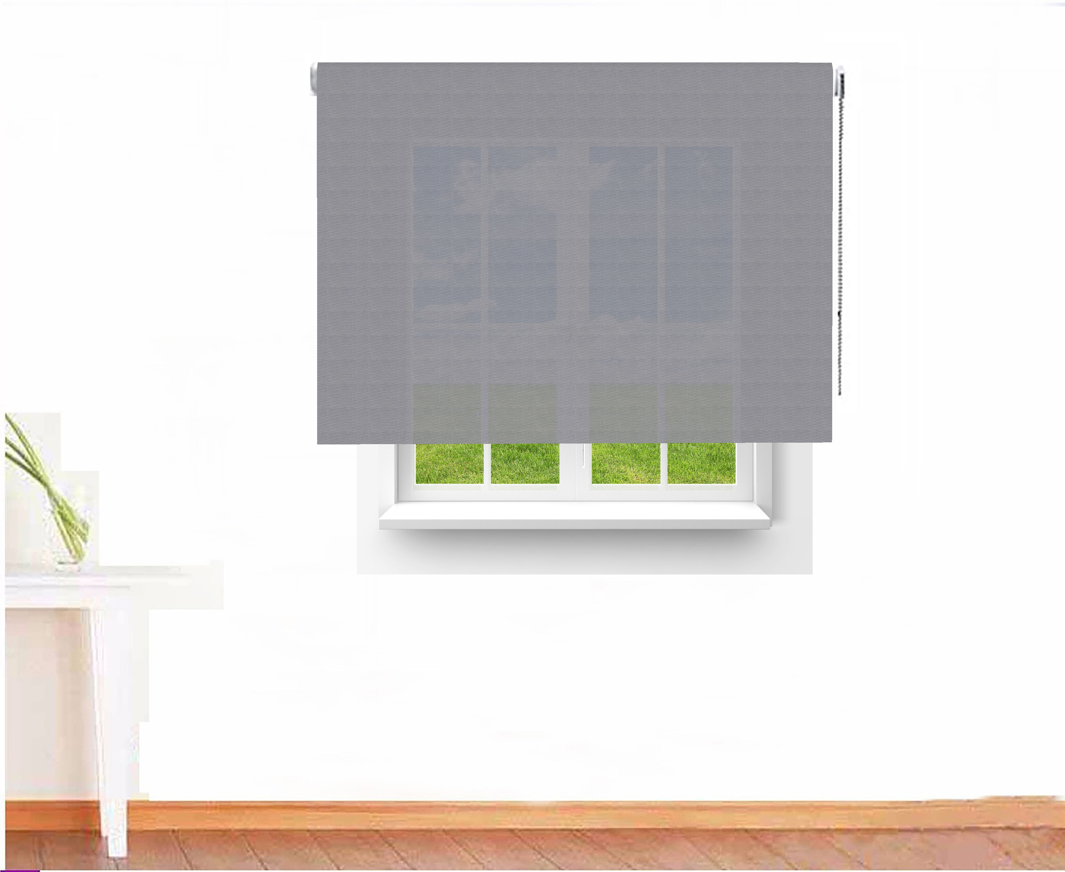 ESTOR ENROLLABLE SCREEN 4000 IGN÷FUGO COLOR BLANCO GRIS OSCURO
