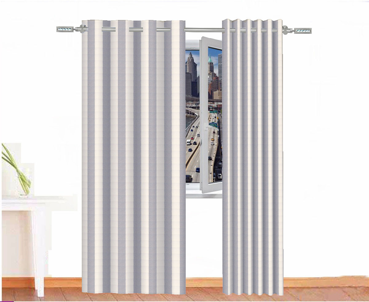CORTINA DECORATIVA THOR COLOR BLANCO LILA