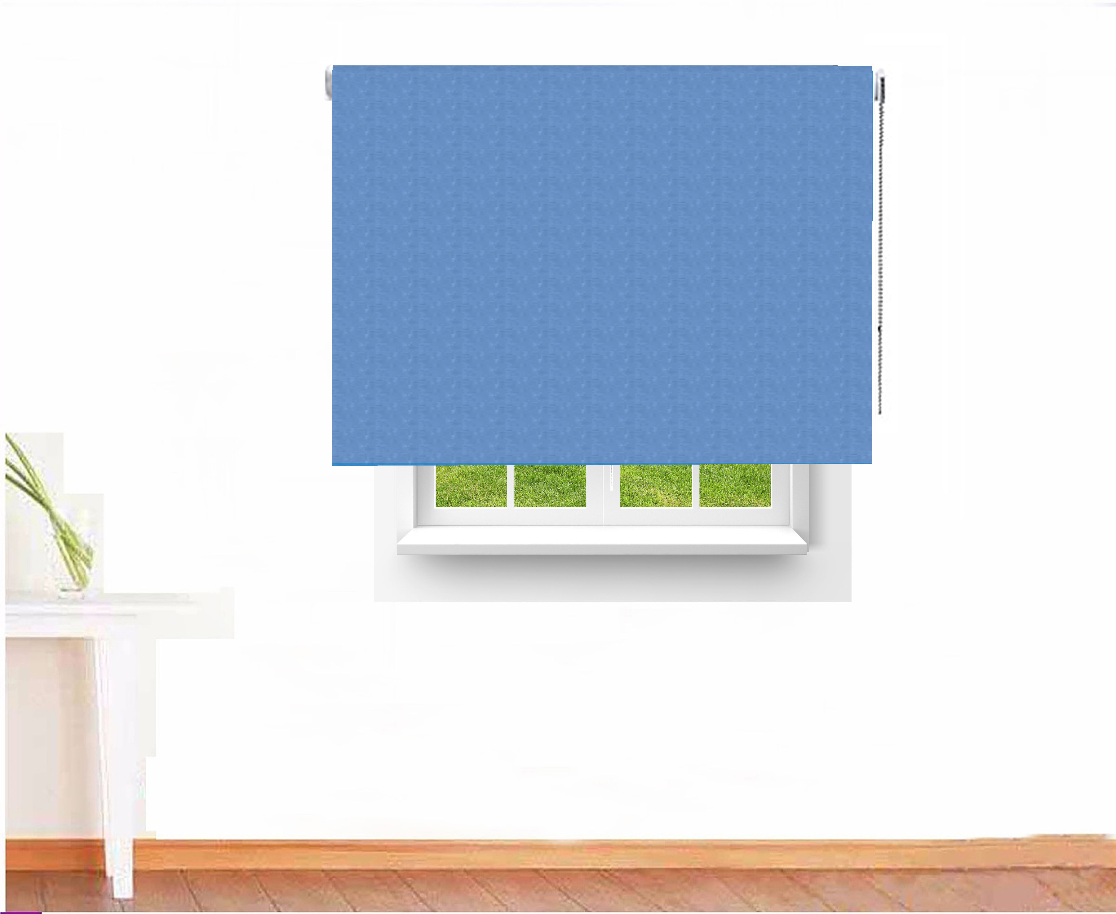 ESTOR ENROLLABLE OPACO ARTEMISA COLOR AZUL