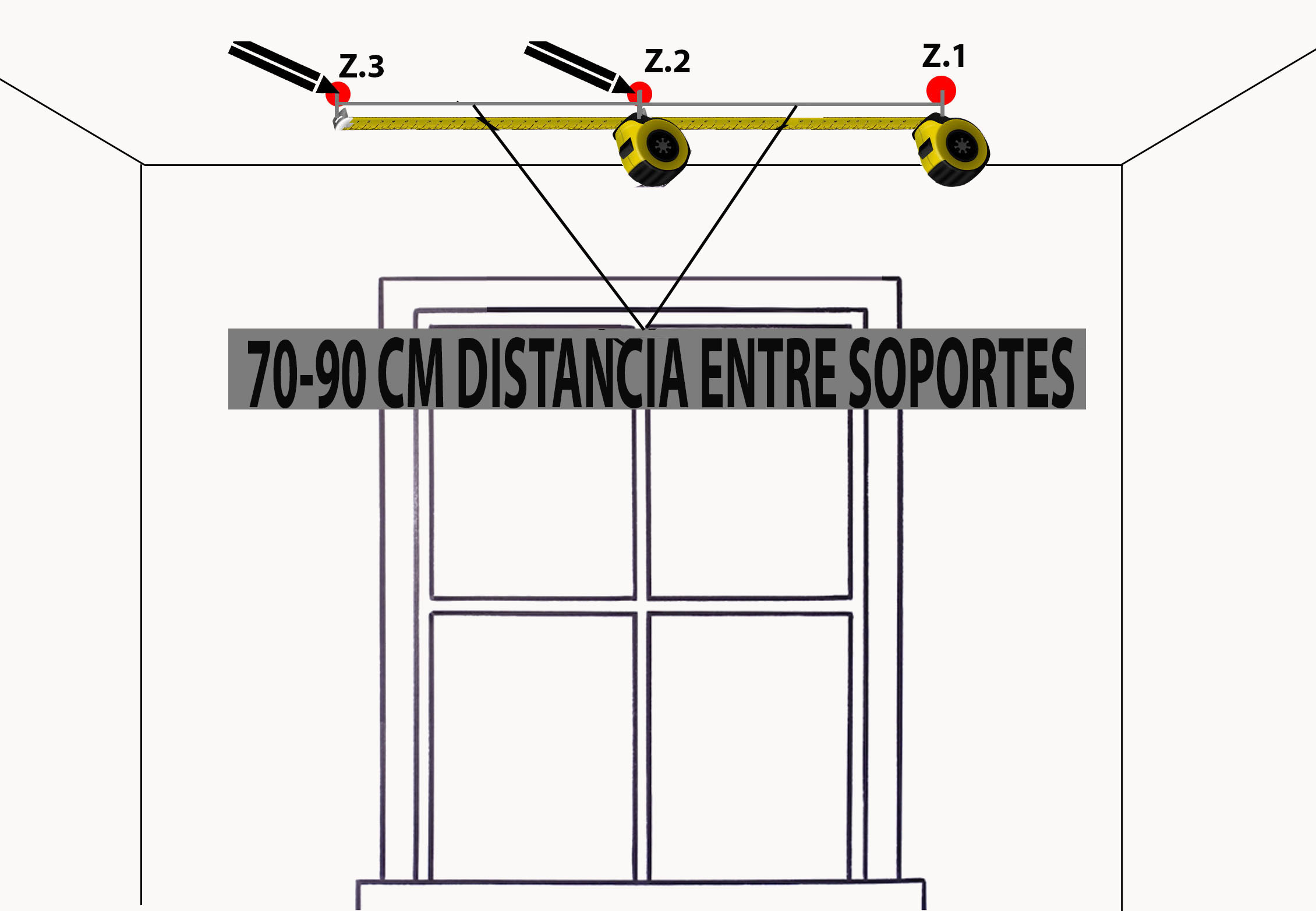 CÓMO MONTAR PERSIANAS VENECIANAS DE ALUMINIO EN EL TECHO