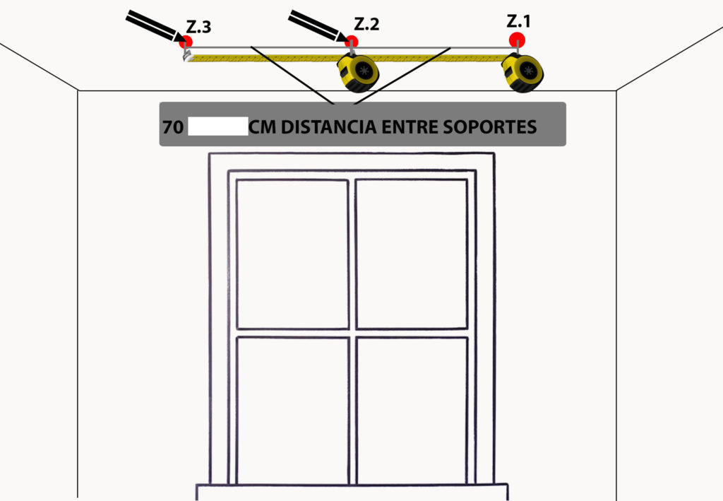 CÓMO MONTAR CORTINAS VERTICALES EN EL TECHO