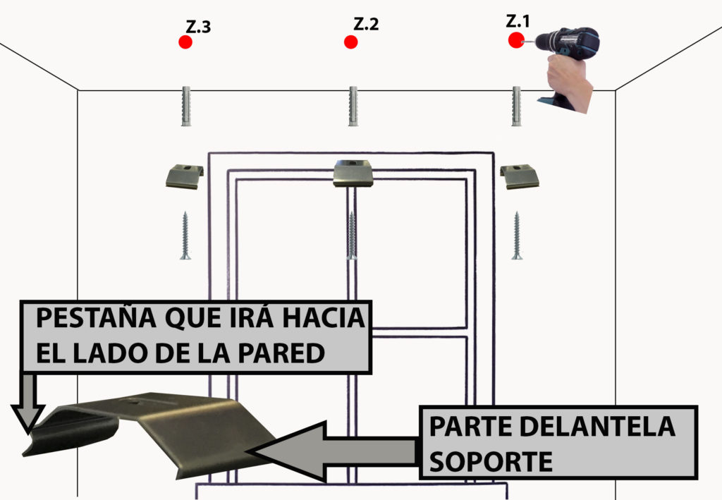CÓMO MONTAR CORTINAS VERTICALES EN EL TECHO