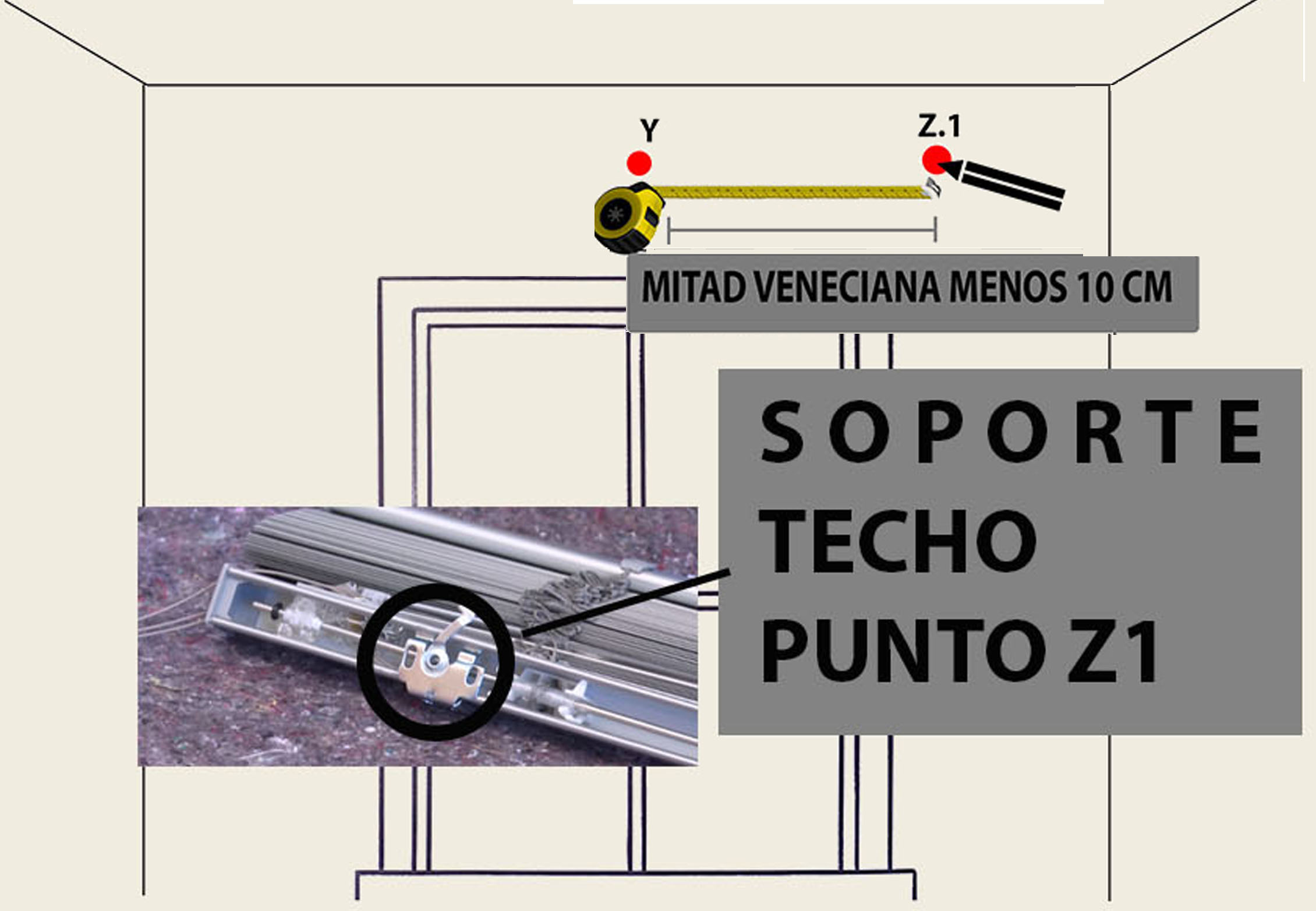 CÓMO MONTAR PERSIANAS VENECIANAS DE ALUMINIO EN LA PARED: