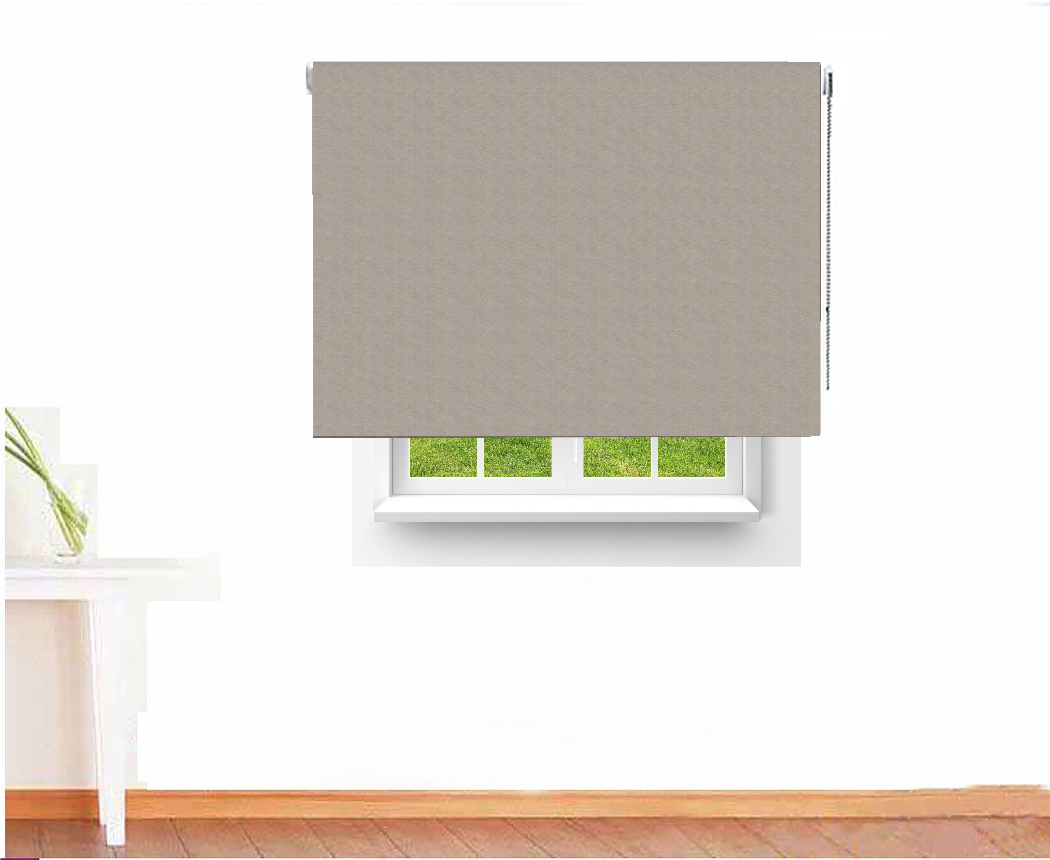 ESTOR ENROLLABLE OPACO JUPITER BLACK OUT COLOR GRIS
