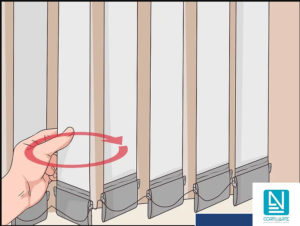 cómo reparar cortinas de lamas verticales