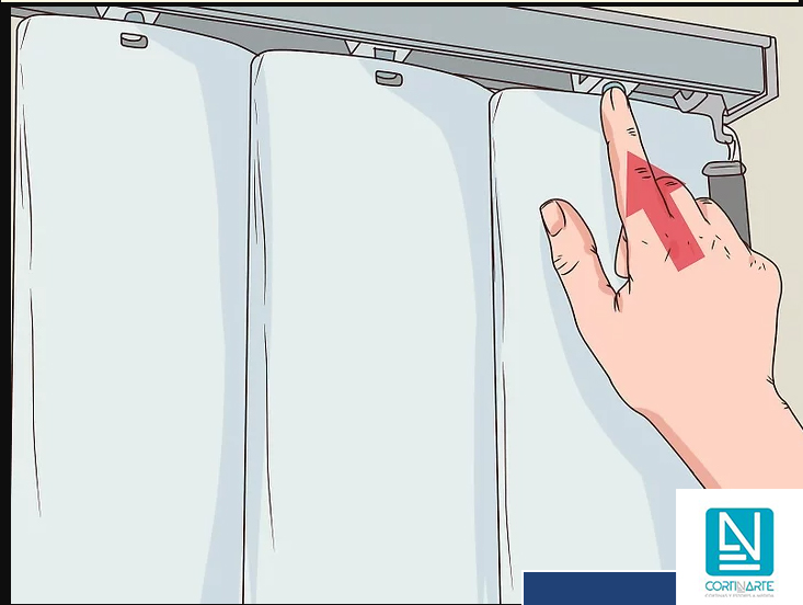 cómo reparar cortinas de lamas verticales