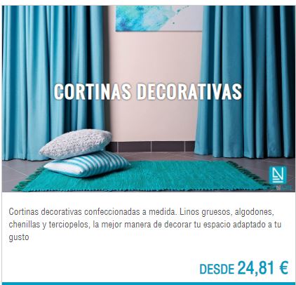 rebajas en cortinas y estores 1