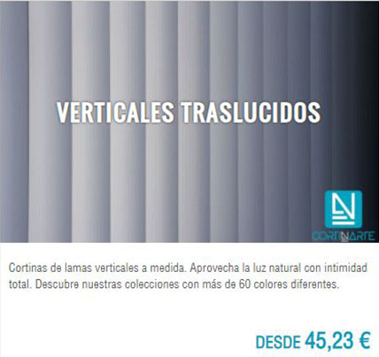 Cortinas y estores de rebajas