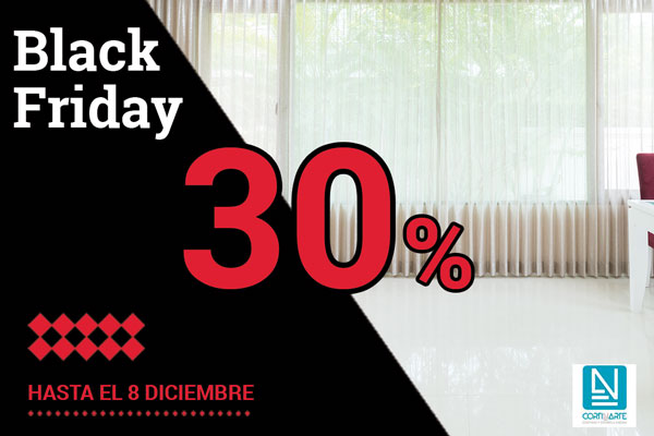 black friday en estores y cortinas