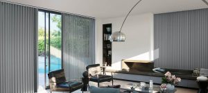cortinas de lamas verticales para ventanas corredizas