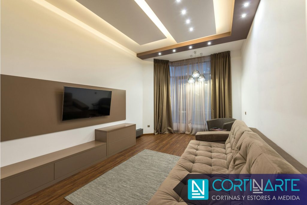 Cortinas para Interiorismo de Lujo tonos beis