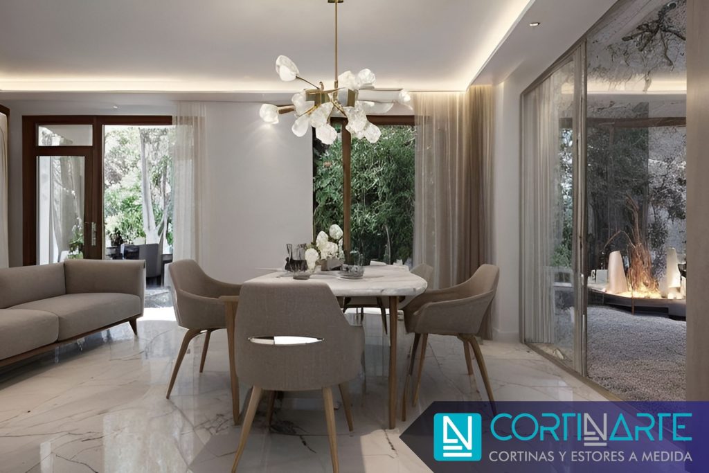 Cortinas y Decoración de Salones lujo 
