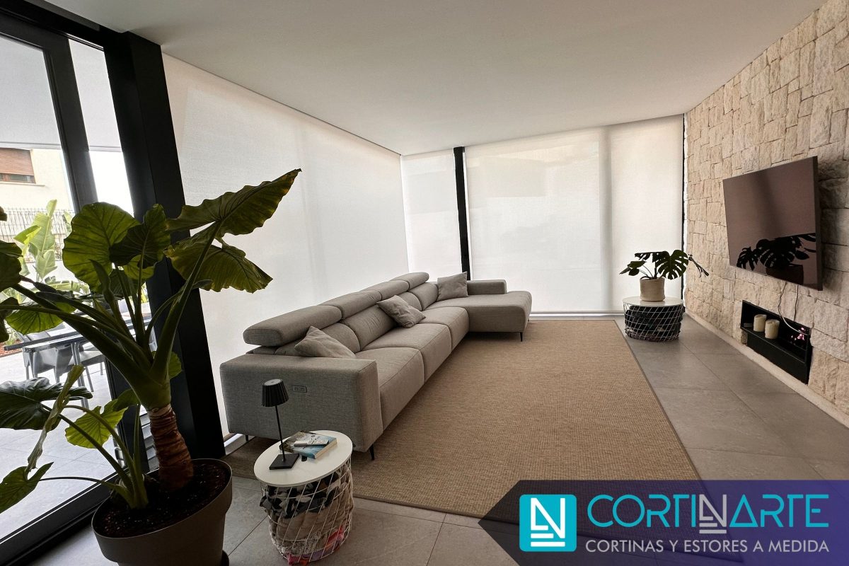 Estores Motorizados en Interiorismo residencial