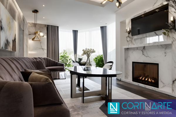 Cortinas en Decoración de Interiores Vanguardistas