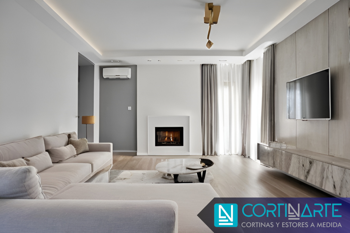 Cortinas en Decoración de Interiores Vanguardistas Loft