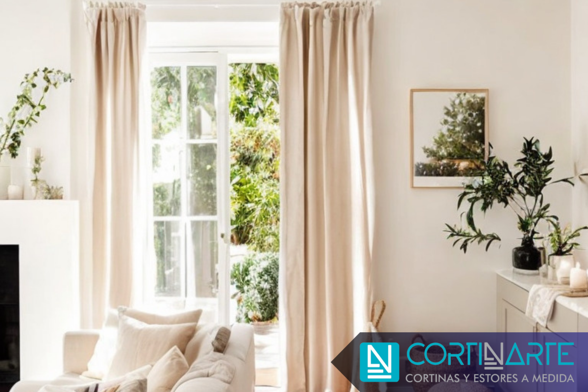 Cortinas para Interiorismo Clásico tonos claros