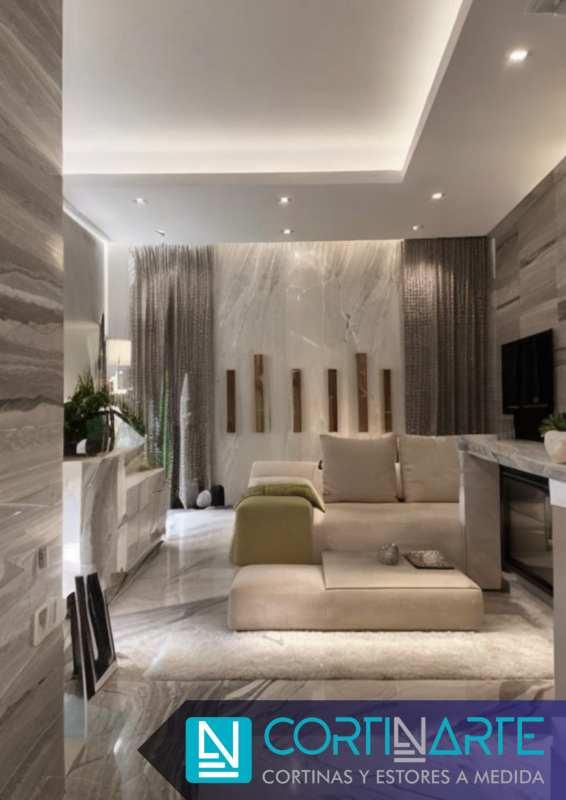 Cortinas y Estilo en Interiorismo estilo lujo