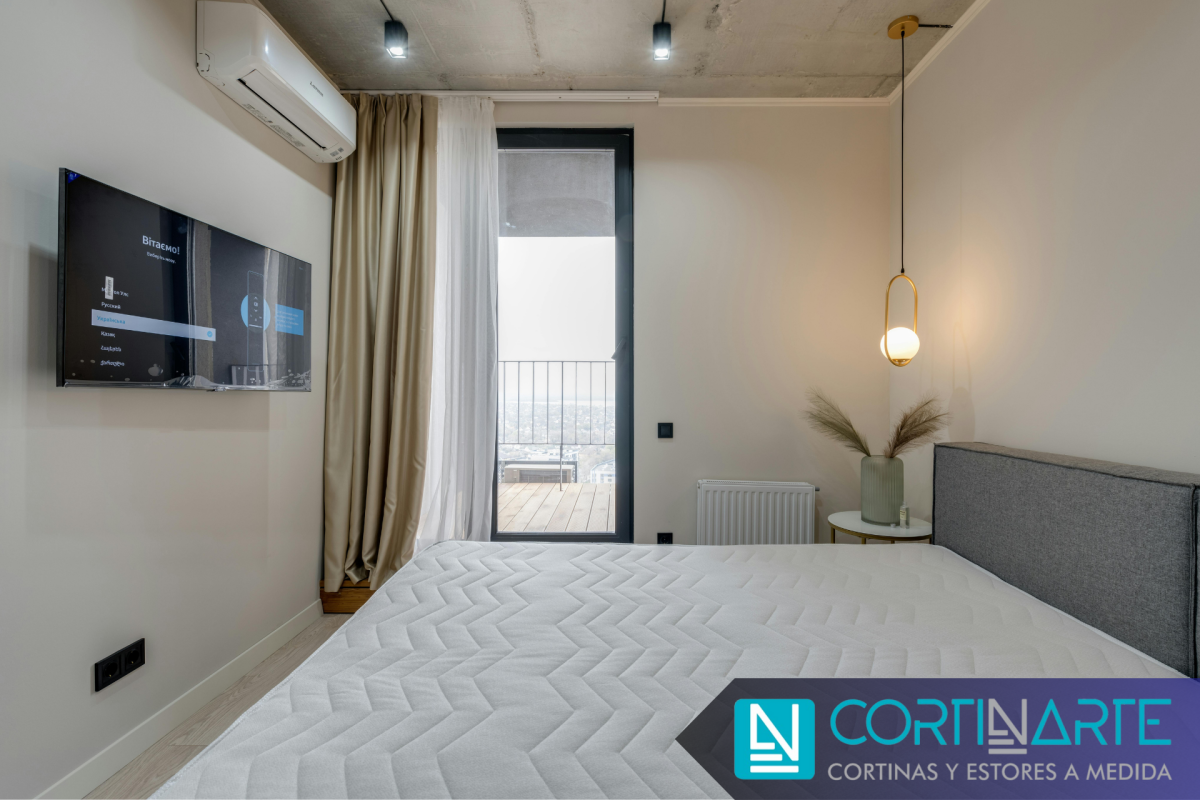 Cortinas para Decoración de Dormitorios tonos blancos