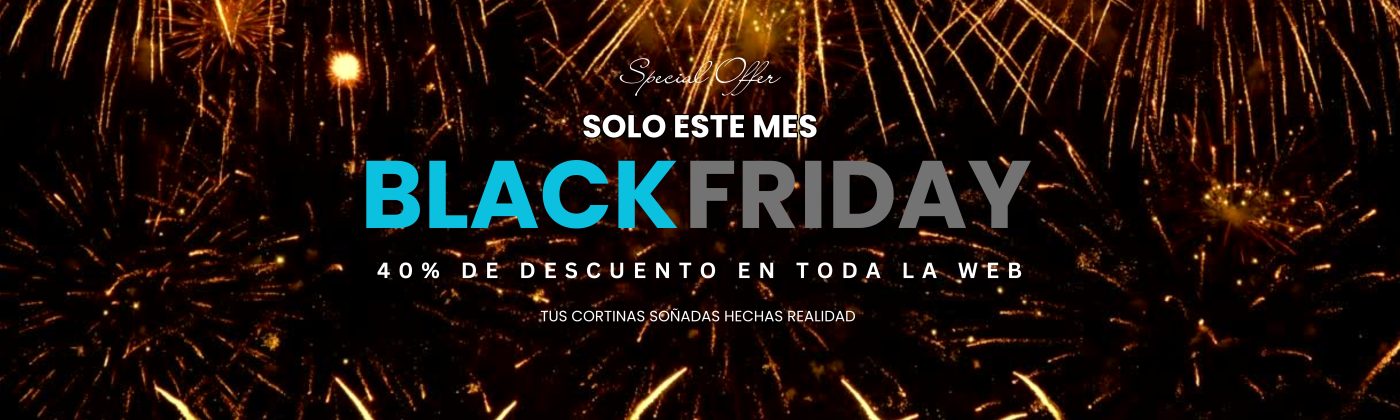 Black Friday en Cortinas y Estores a Medida