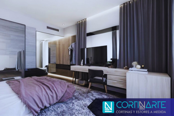 Cortinas con acabados de calidad