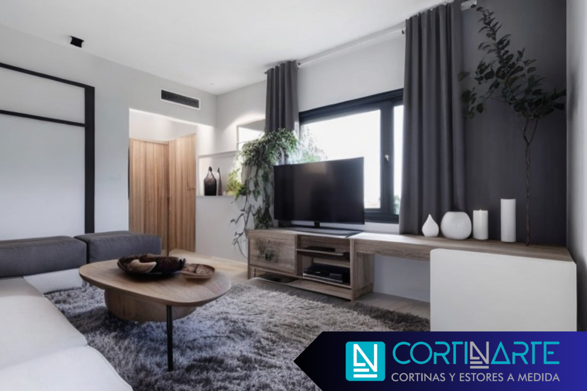 cortinas blackout en diseño interior suite de lujo hotel