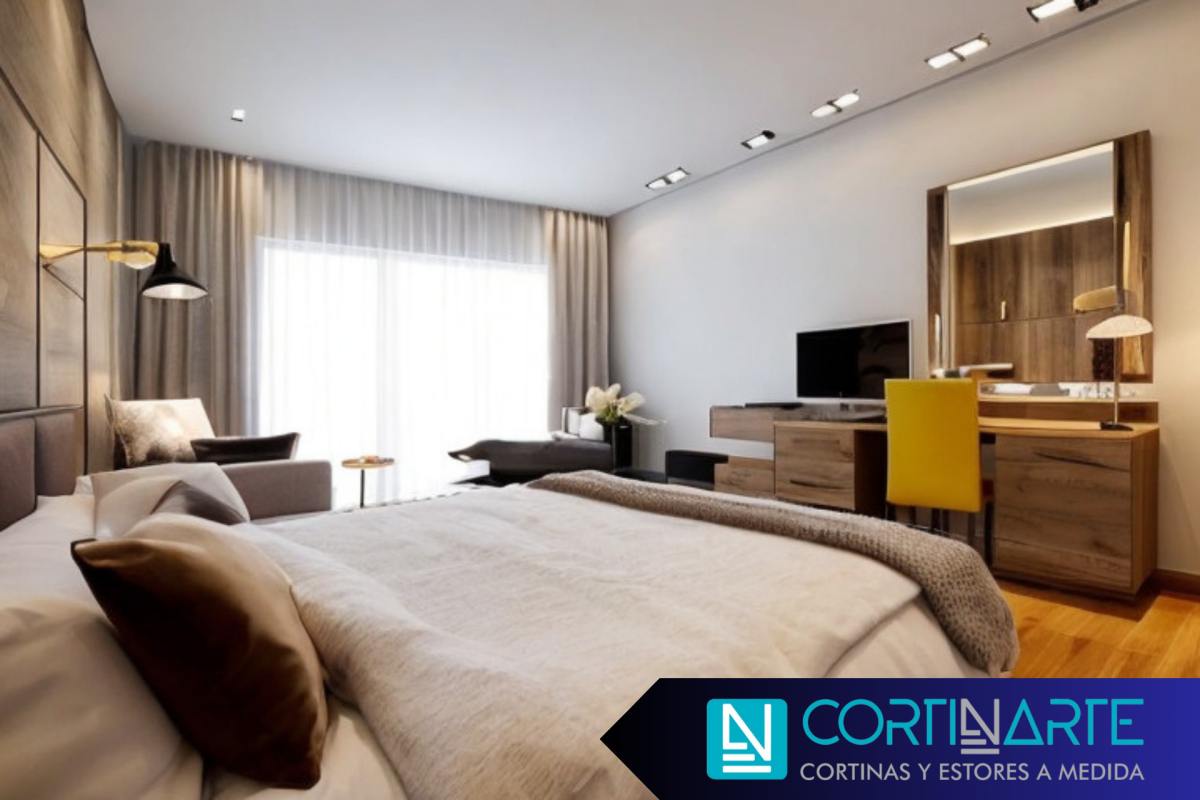 Cortinas en proyectos de renovación dormitorio