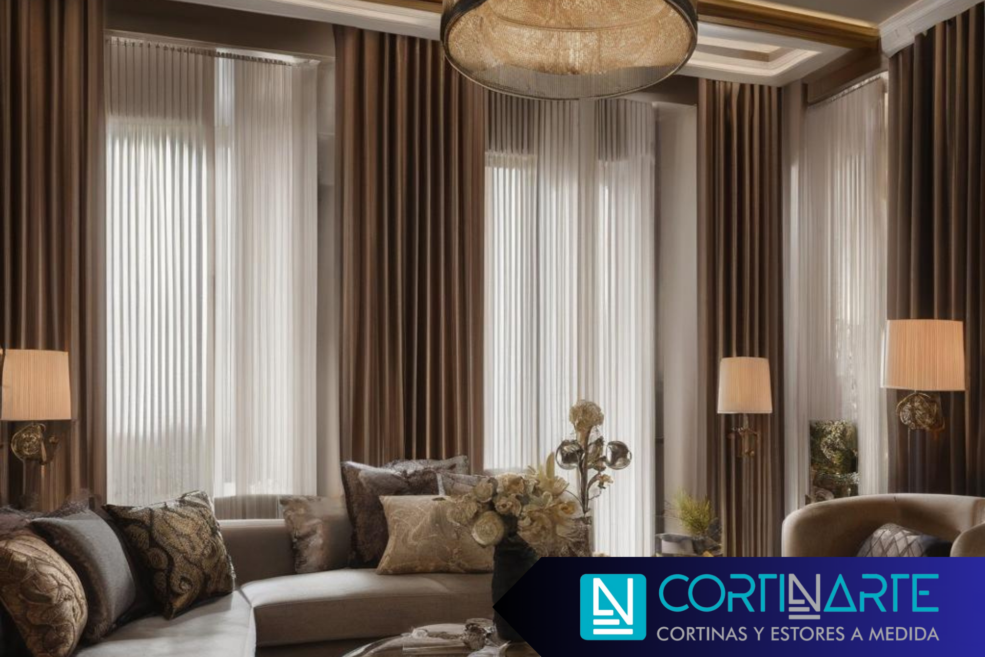 Cortinas verticales para espacios de interiorismo moderno