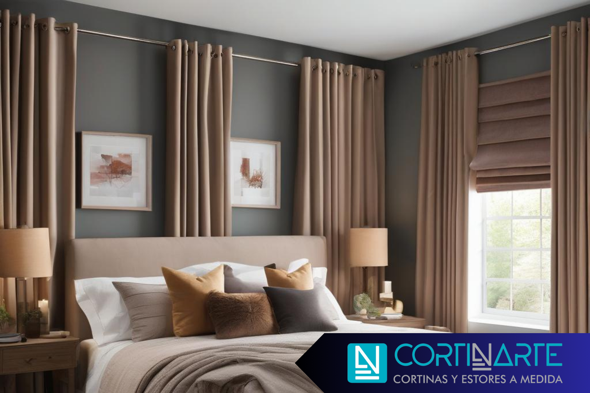 cortinas térmicas para interiores pared