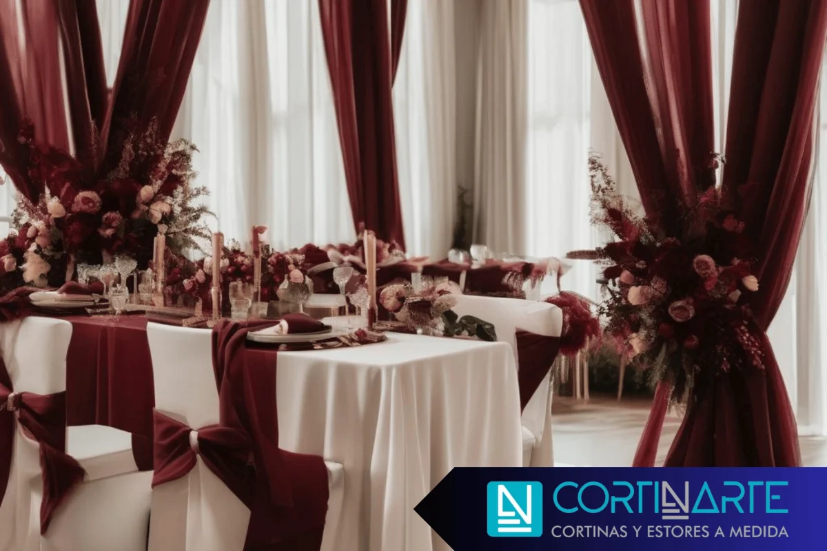 cortinas elegantes para eventos boda