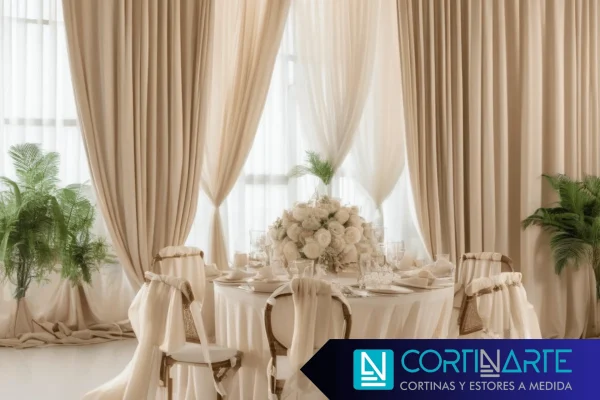 cortinas elegantes para eventos