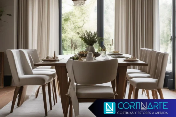 Cortinas térmicas de algodón