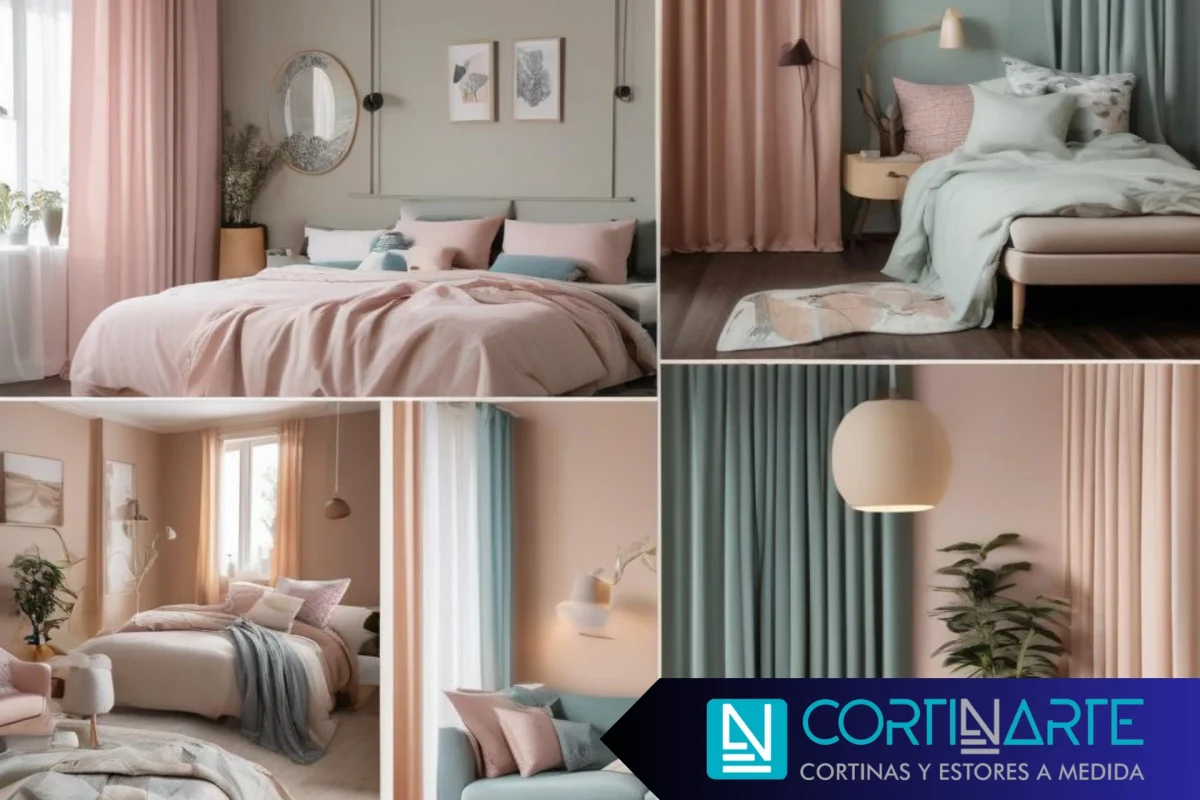 Cortinas térmicas de algodón dormitorio