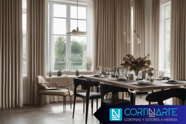 cortinas de corte recto