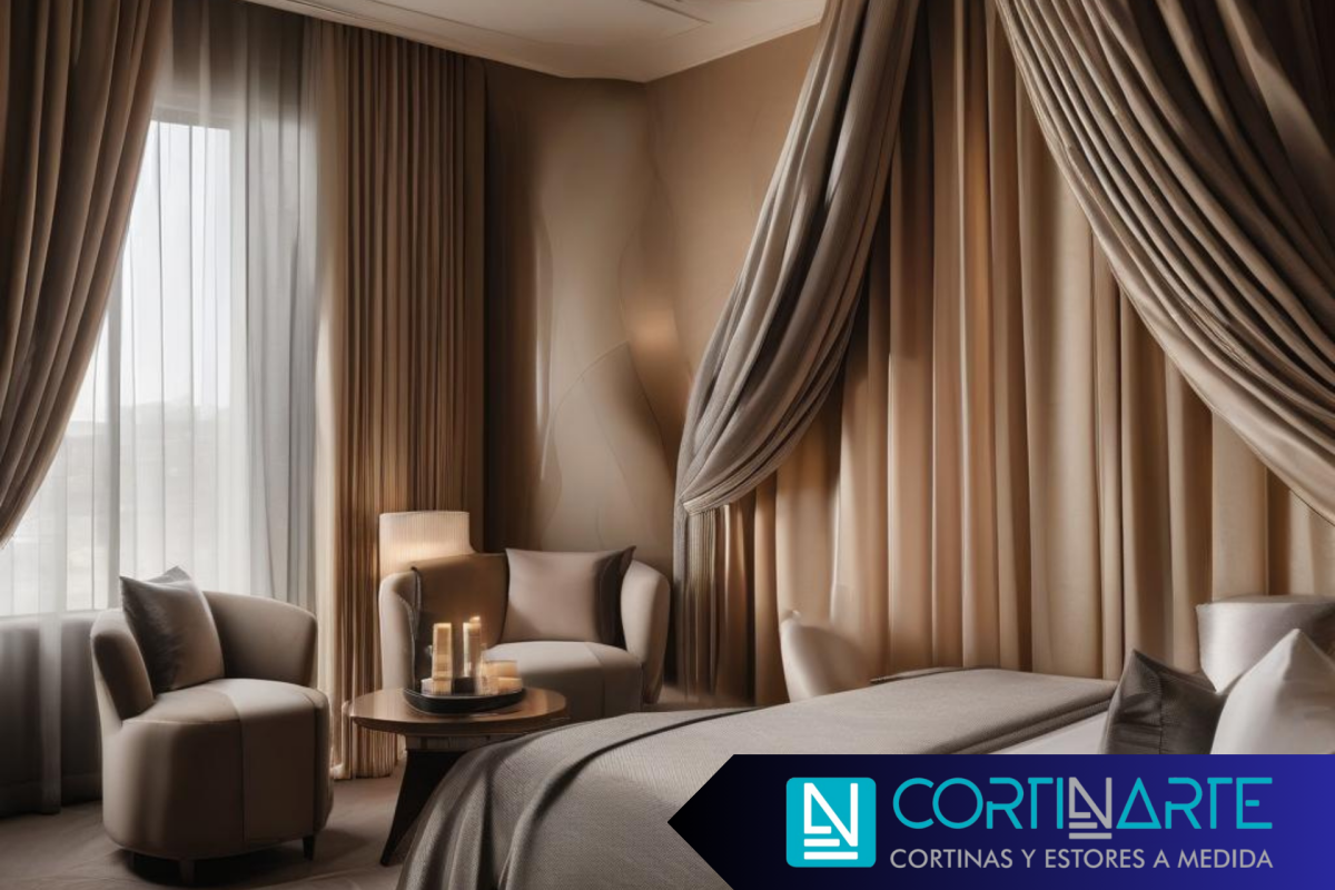 cortinas de fácil mantenimiento dormitorio clásico