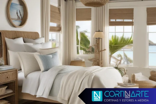 cortinas de fibra natural